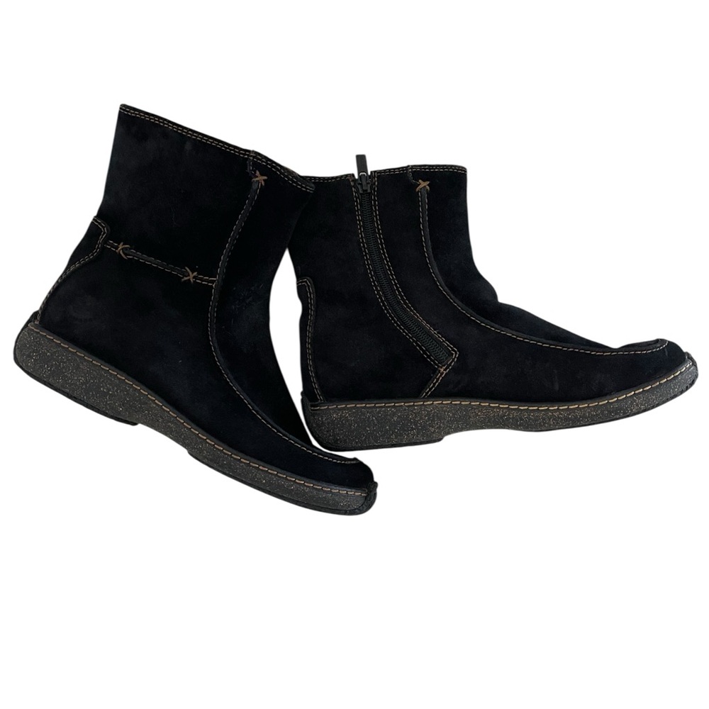 Timberland women's waterproof black leather Fleece Lined boots 7 W